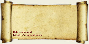 Hana Susanić vizit kartica